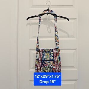 Vera Bradley Multicolor Paisley Print  Hipster Handbag, EUC, Large